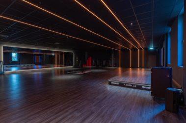 Fitness Kursraum Beleuchtung made by Aschenbach