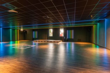 Fitness Kursraum Beleuchtung made by Aschenbach