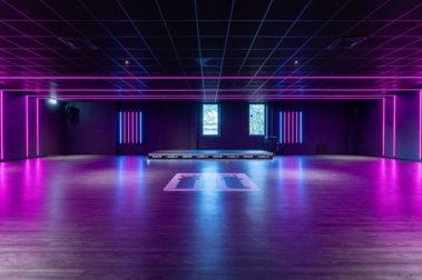 Fitness Kursraum Beleuchtung made by Aschenbach