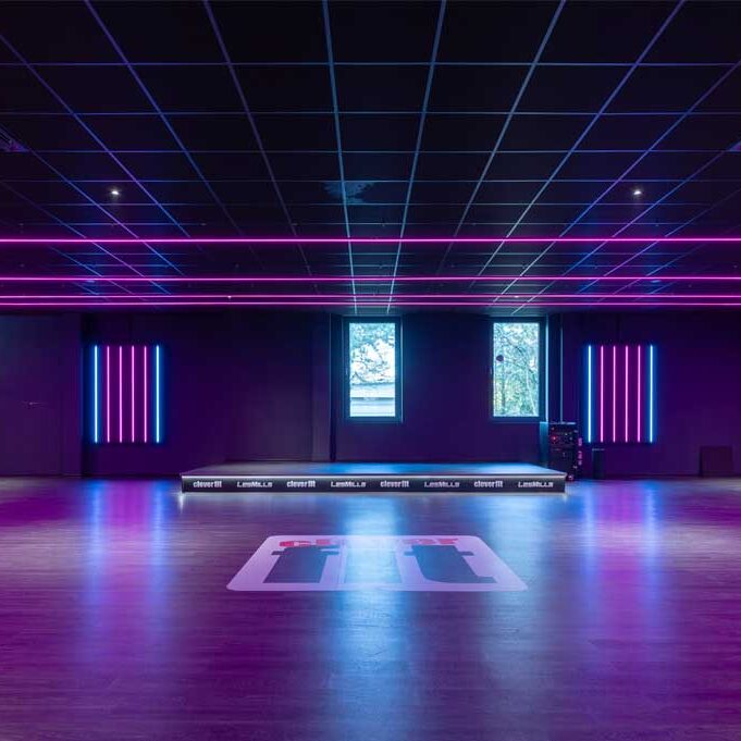 Fitnessstudio Kursraum | Licht und Sound made by Aschenbach TechnikDesign