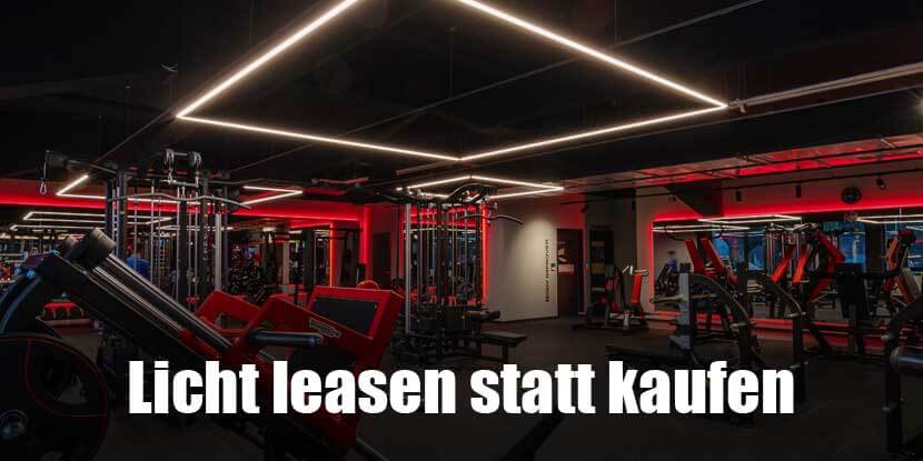 Licht leasen für Fitnessstudios