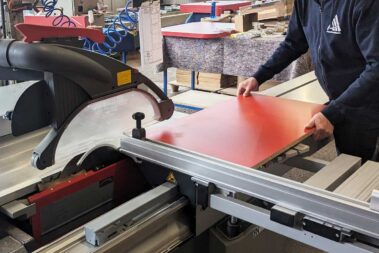 Info-Terminal Produktion bei Aschenbach