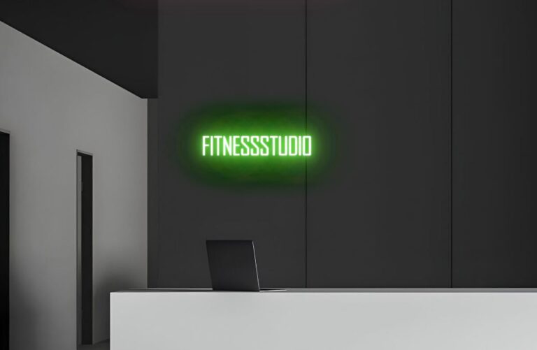 LED Neon Logo - Neonlogos für Fitnessstudios