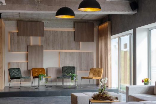 Lounge im Fitnessstudio - Beispiel